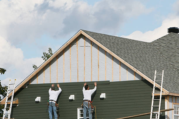Professional Storm Damage Siding Repair technician working in Haddon Heights, NJ